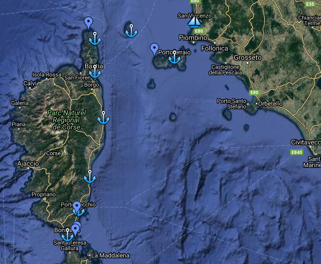 2 Wochen Segelroute von Elba nach Korsika - La bottega del mare