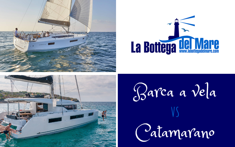 catamarano o barca a vela