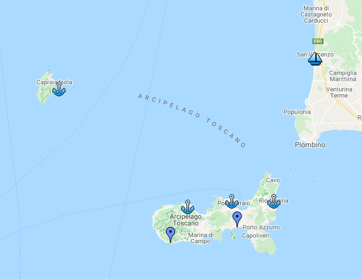 1 Woche Segelroute an der toskanischen Küste - La bottega del mare