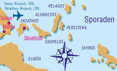 Imbarco e sbarco crociera a Skianthos - La bottega del mare