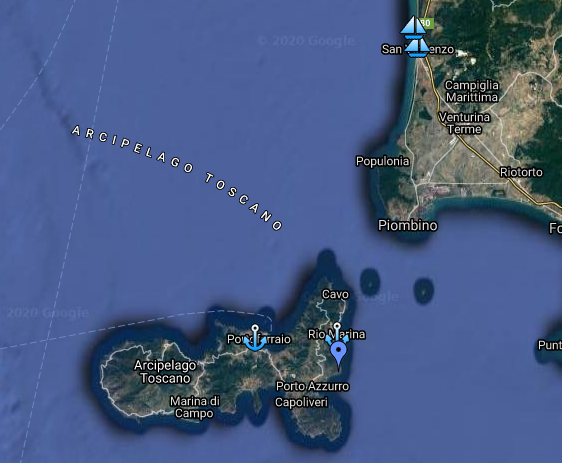 Segelroute für das Wochenende auf der Insel Elba Toskana - La bottega del mare